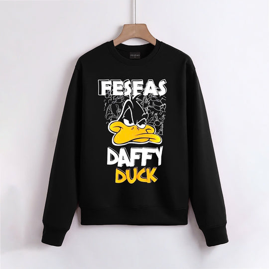 FesFas Duck-print Sweatshirt | Black | Men