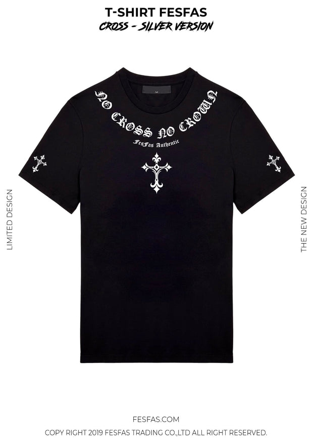 T-shirt FesFas - " CROSS SILVER "