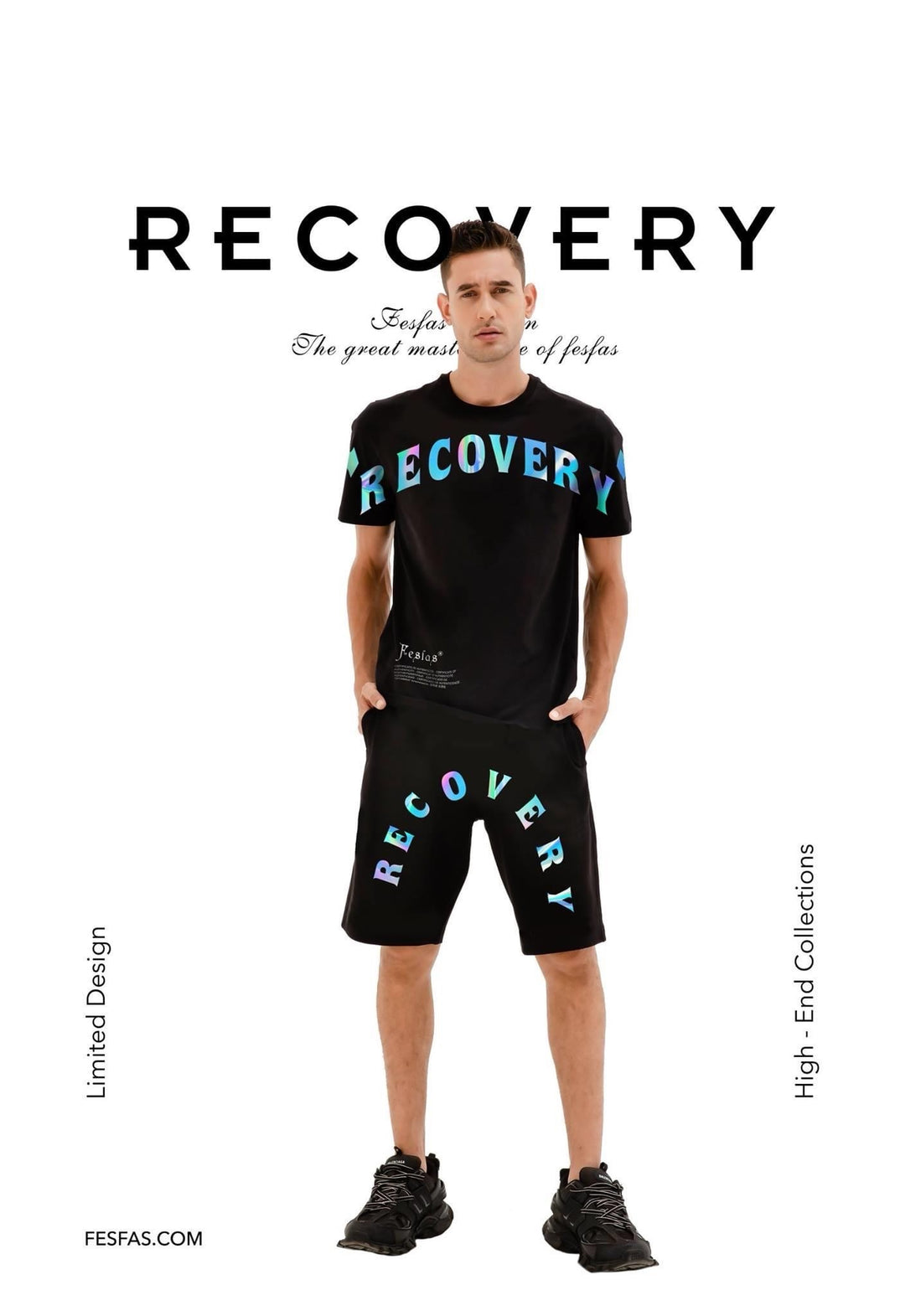 FesFas graphic-print T-shirt | Black | Men