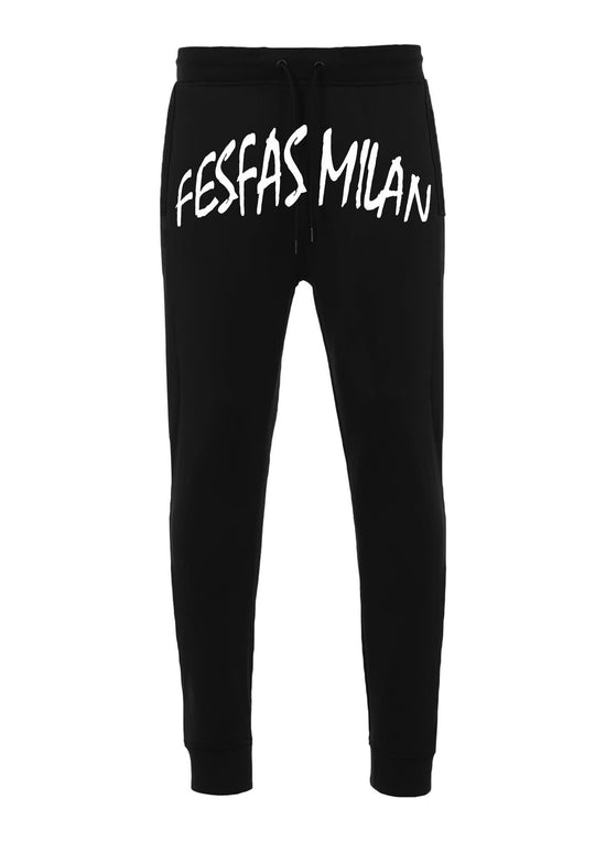 FesFas Angels-print Sweatshirt Set | Black | Men