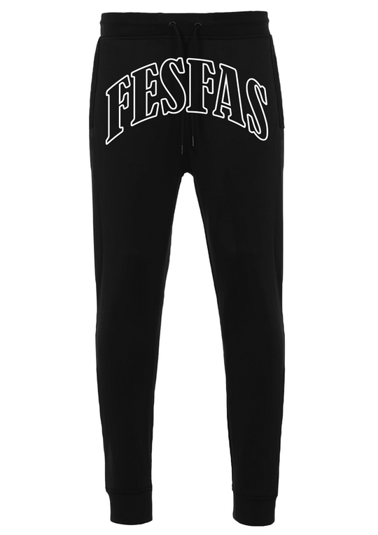 FesFas Bear-print Hoodie Set | Black | Men