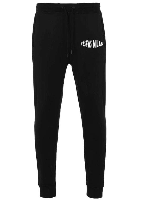 FesFas Bear-print Hoodie Set | Black | Men
