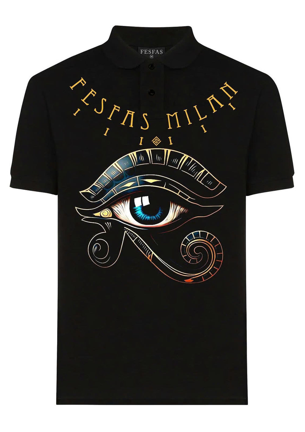 FesFas Eye of Horus-print Polo Shirt
