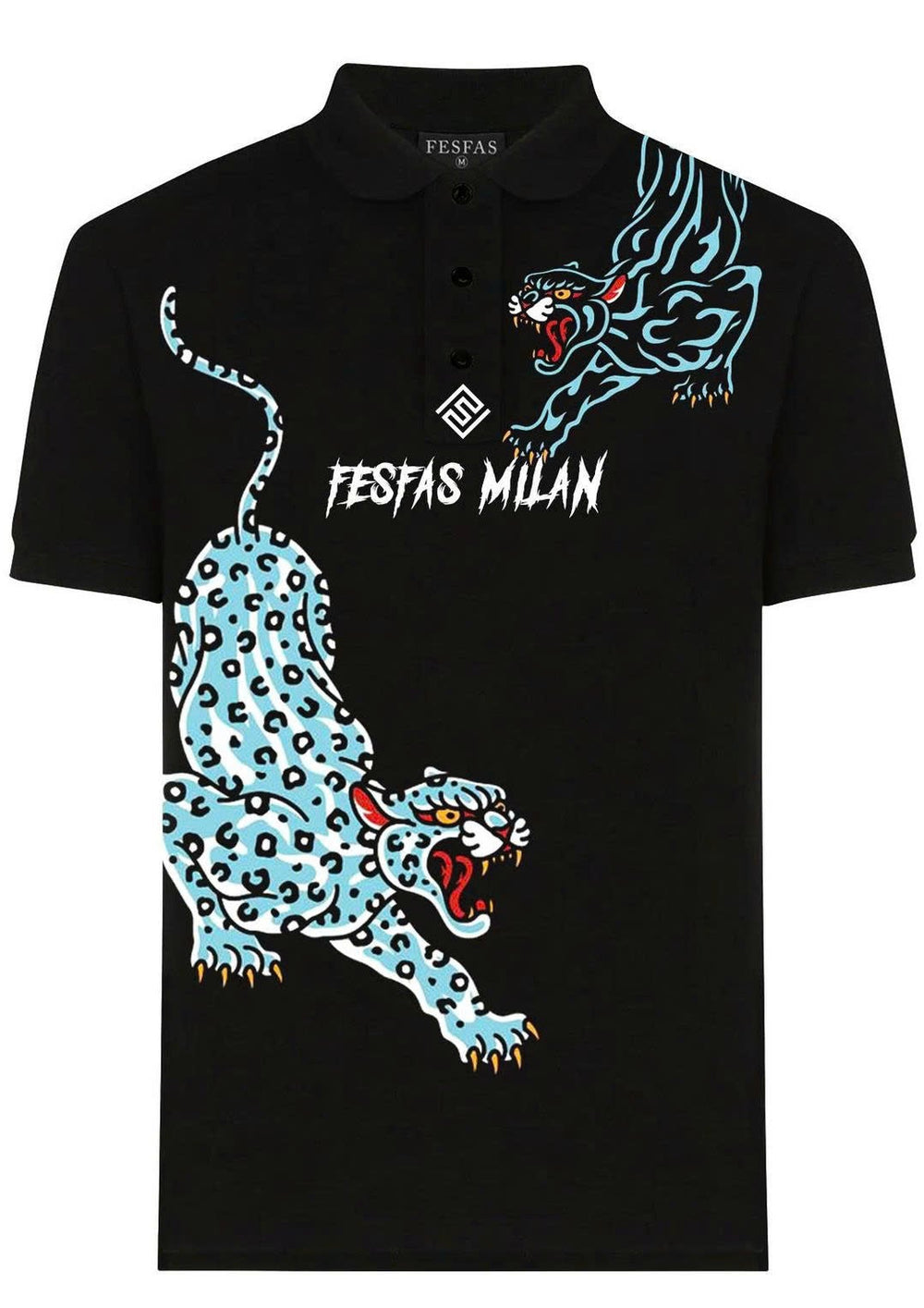 FesFas Leopard-print Polo Shirt