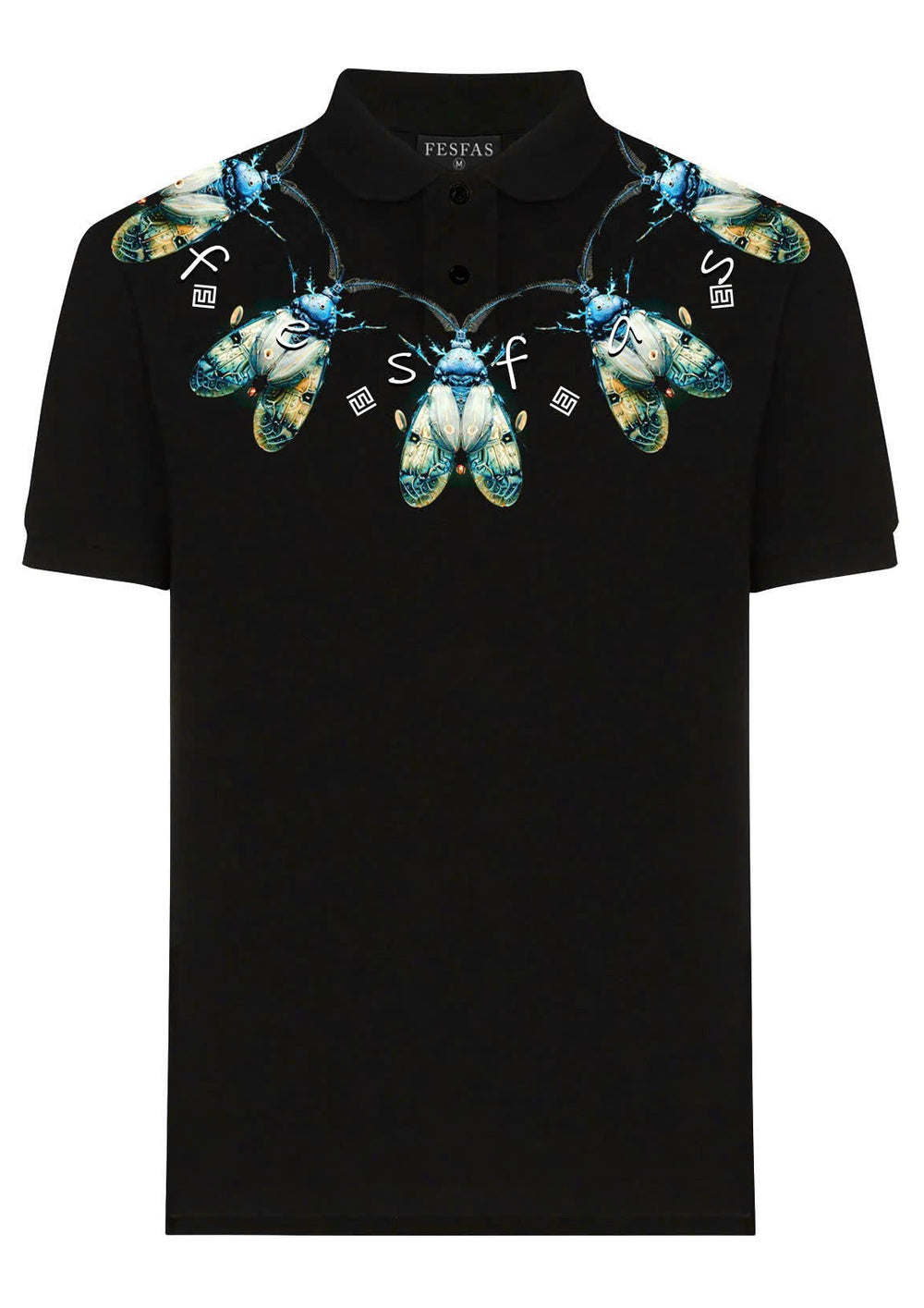 FesFas Beetle-print Polo Shirt