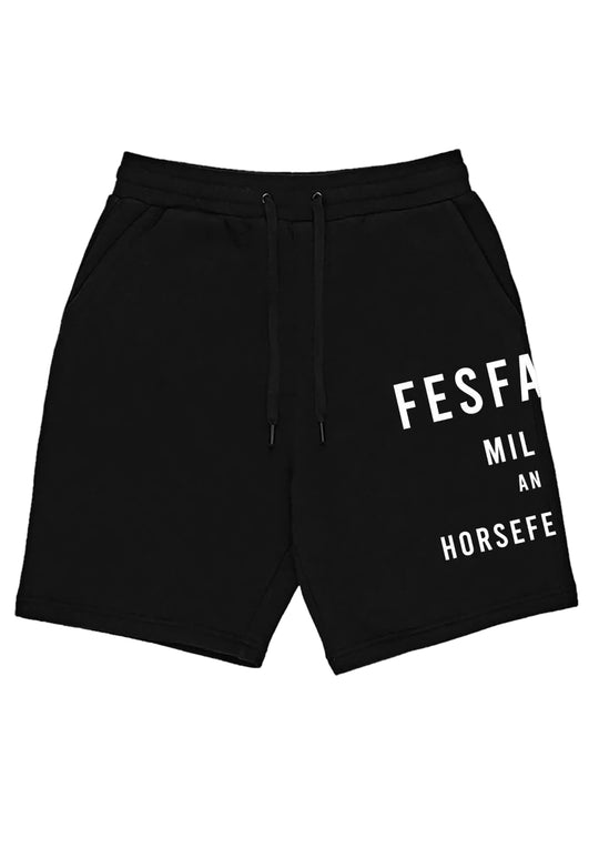 FesFas Drawstring Shorts | Men | Black