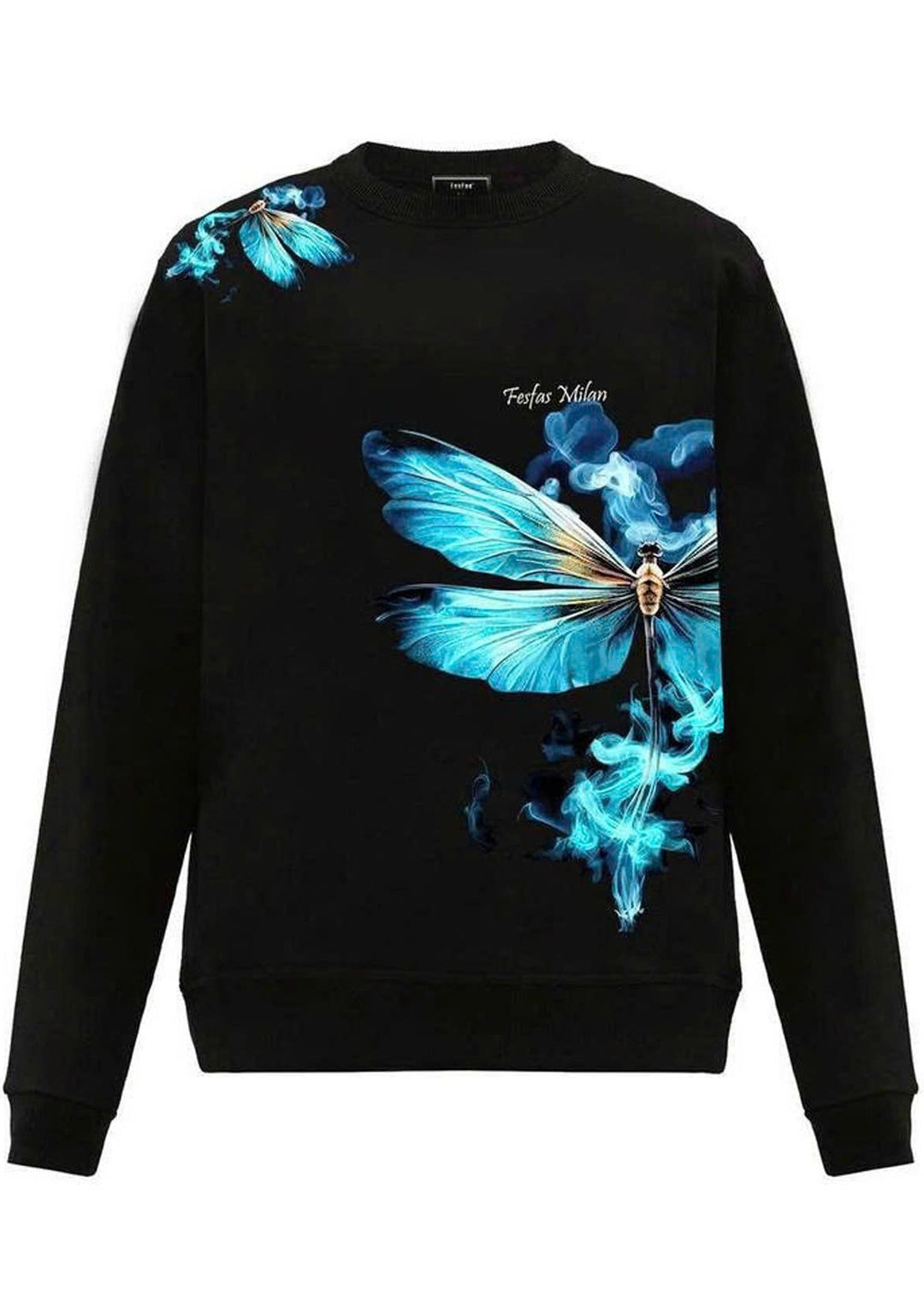 FesFas Dragonfly-print Sweatshirt Set | Black | Men