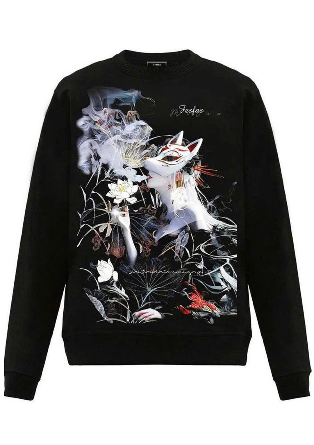 FesFas Tattoo-print Sweatshirt Set | Black | Men