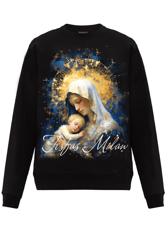 FesFas Maria-print Sweatshirt | Black | Men