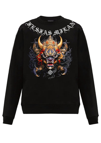 FesFas dragon-print Sweatshirt | Black | Unisex