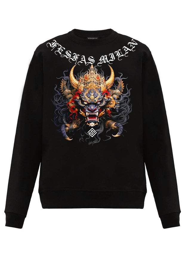 FesFas dragon-print Sweatshirt | Black | Unisex