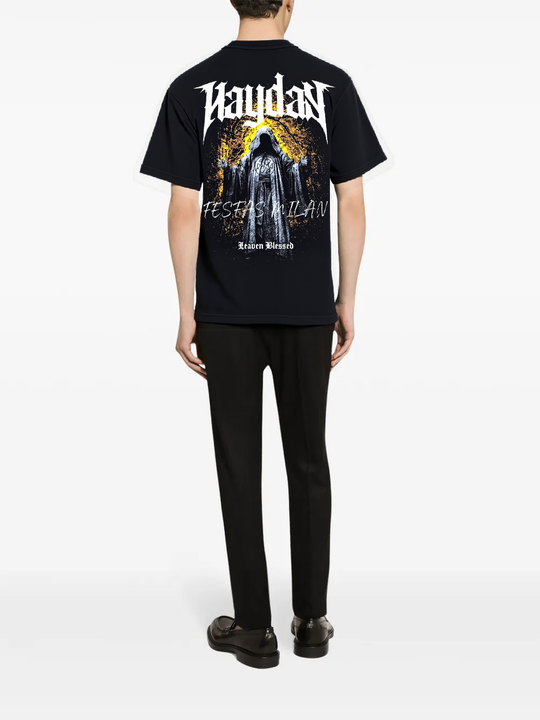 FesFas god-print T-shirt | Black | Men
