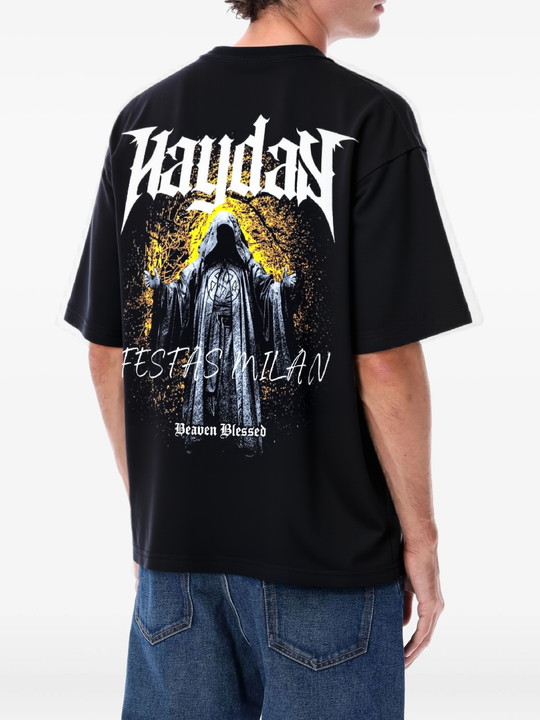 FesFas god-print T-shirt | Black | Men