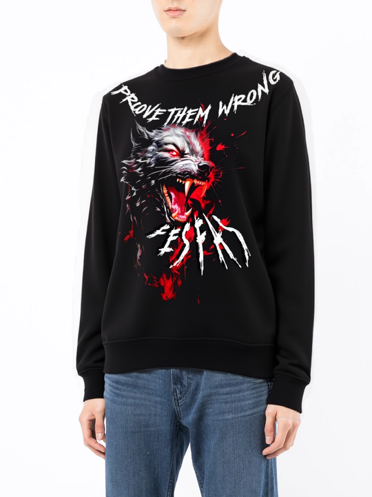 FesFas hyena-print Sweatshirt | Black | Men