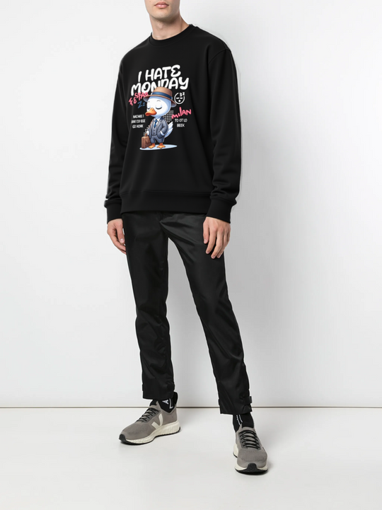 FesFas Duck Detective-print Sweatshirt | Black | Men
