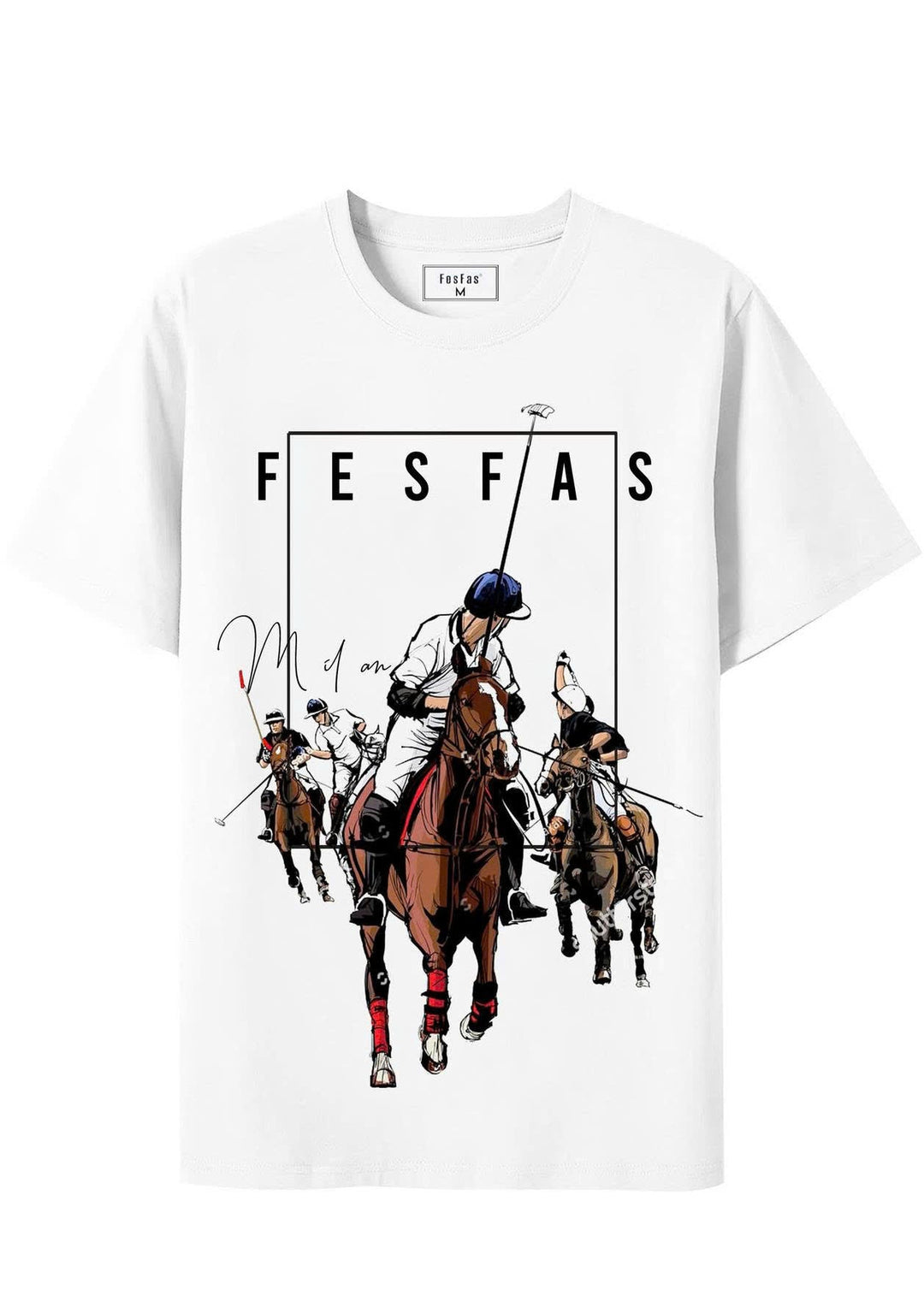 FesFas hockey-print T-shirt | White | Men