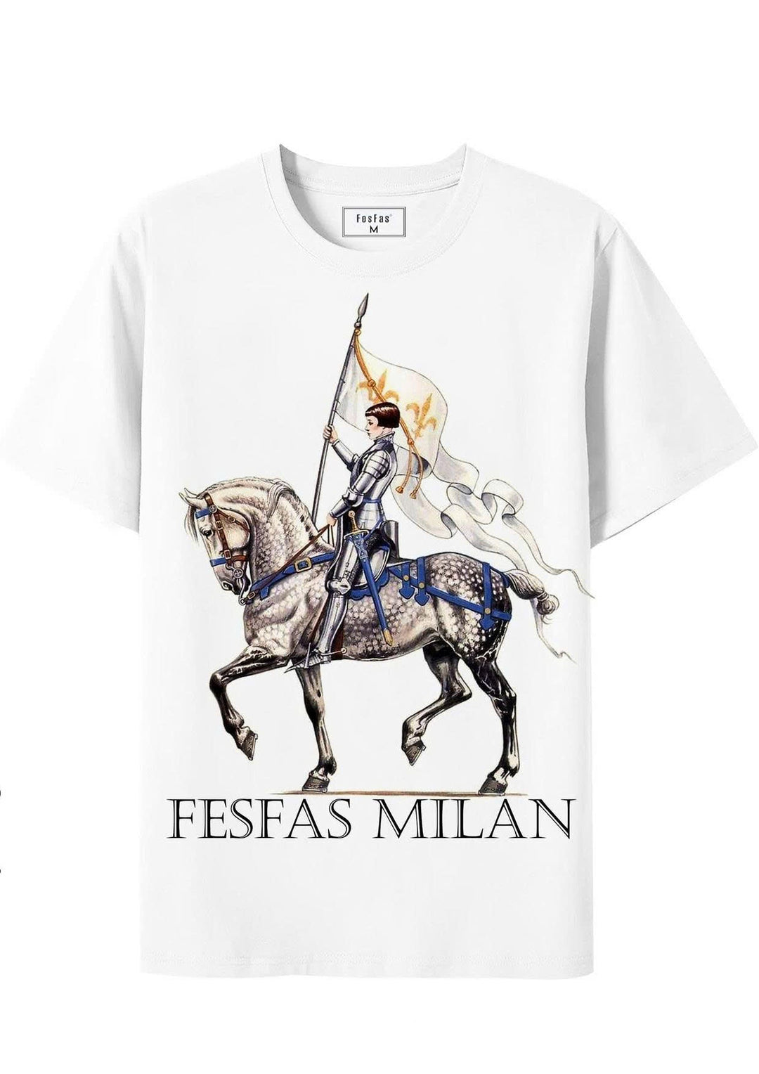 FesFas horse-print T-shirt | White | Men