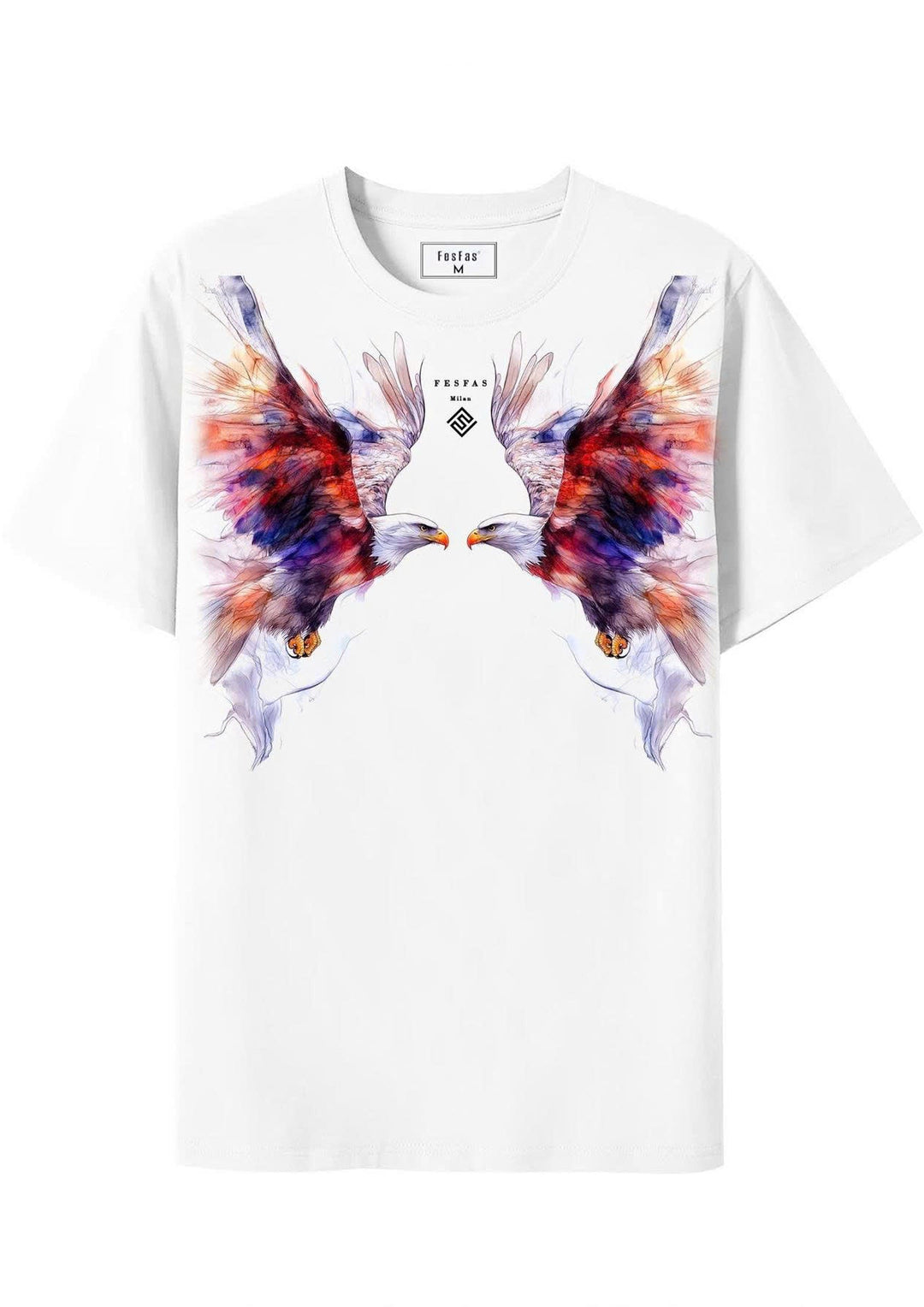 FesFas eagle-print T-shirt | White | Men