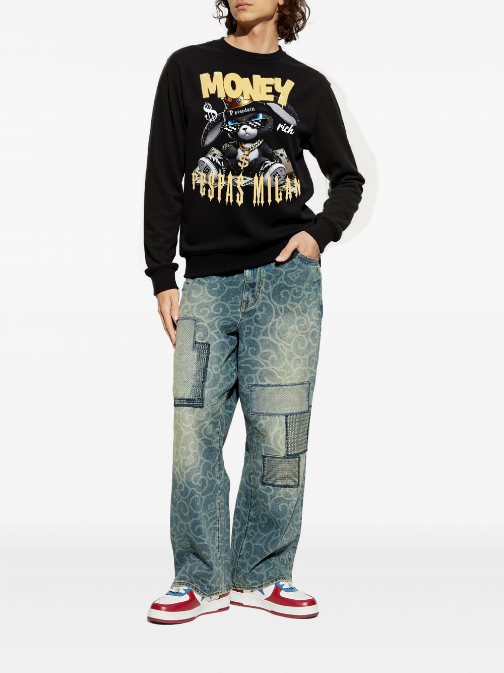 FesFas bunny-print Sweatshirt | Black | Men