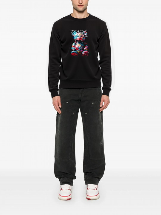 FesFas colorful bear-print Sweatshirt | Black | Men