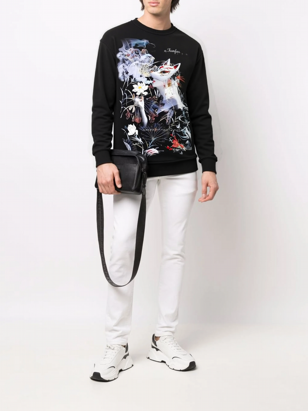 FesFas Tattoo-print Sweatshirt Set | Black | Men