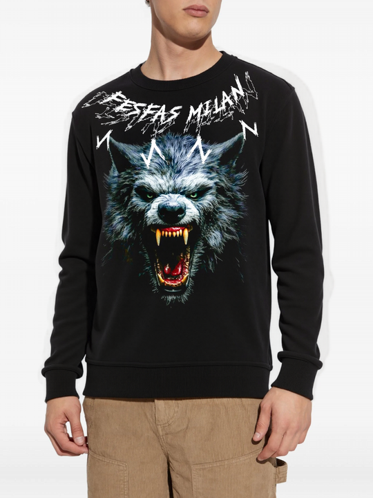 FesFas hyena-print Sweatshirt | Black | Men