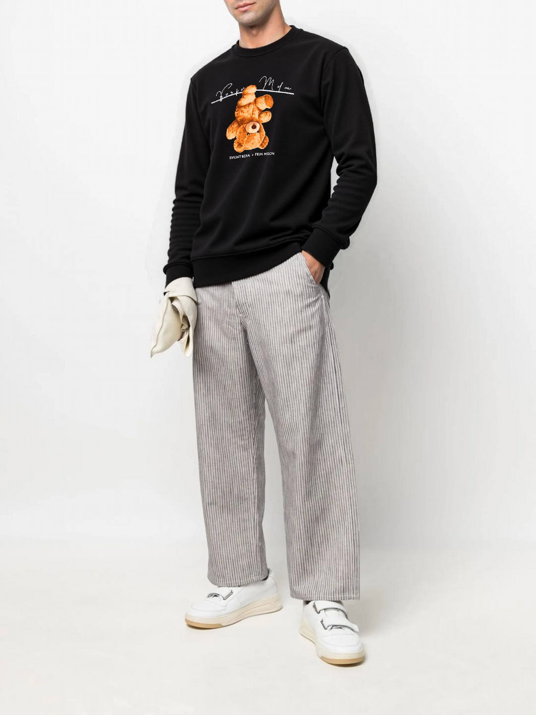 FesFas teddy bear-print Sweatshirt | Black | Men