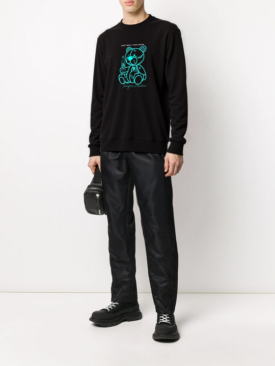 FesFas bear-print Sweatshirt | Black | Men