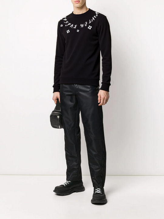 FesFas graphic-print Sweatshirt | Black | Men