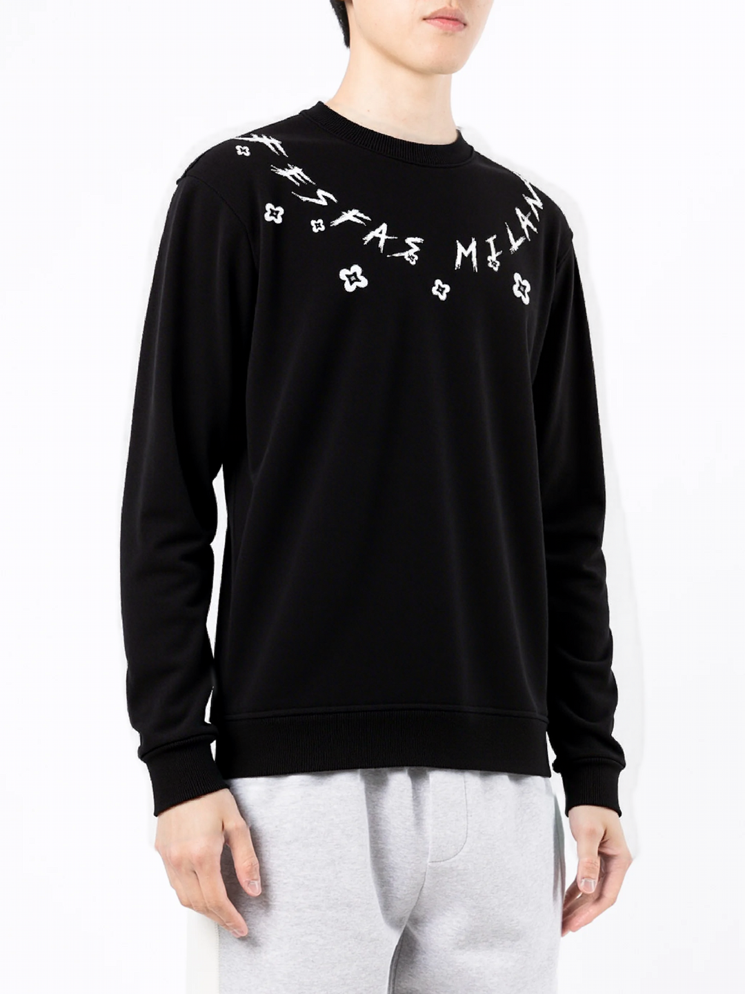 FesFas graphic-print Sweatshirt | Black | Men