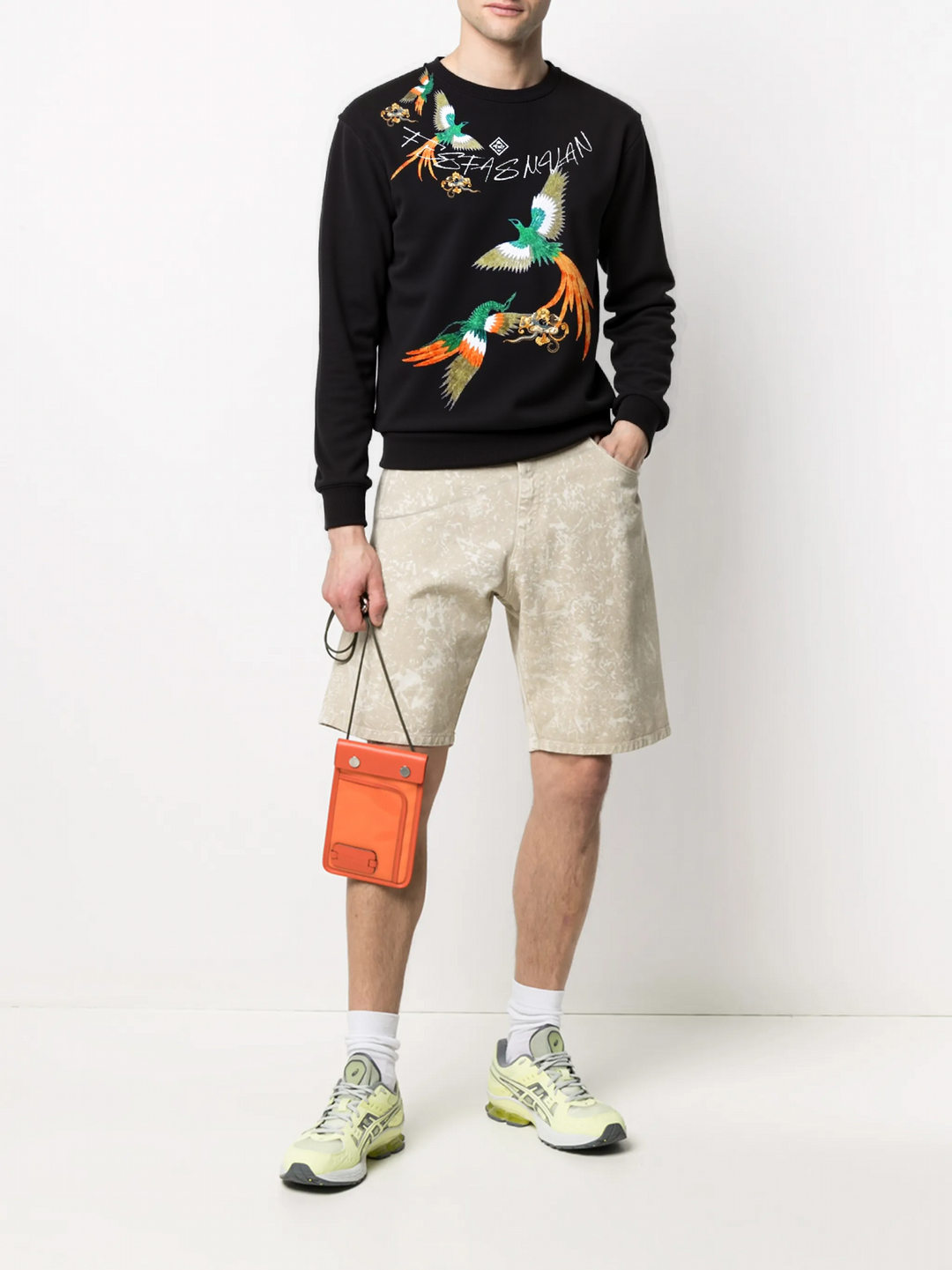 FesFas Phoenix-print Sweatshirt | Black | Men