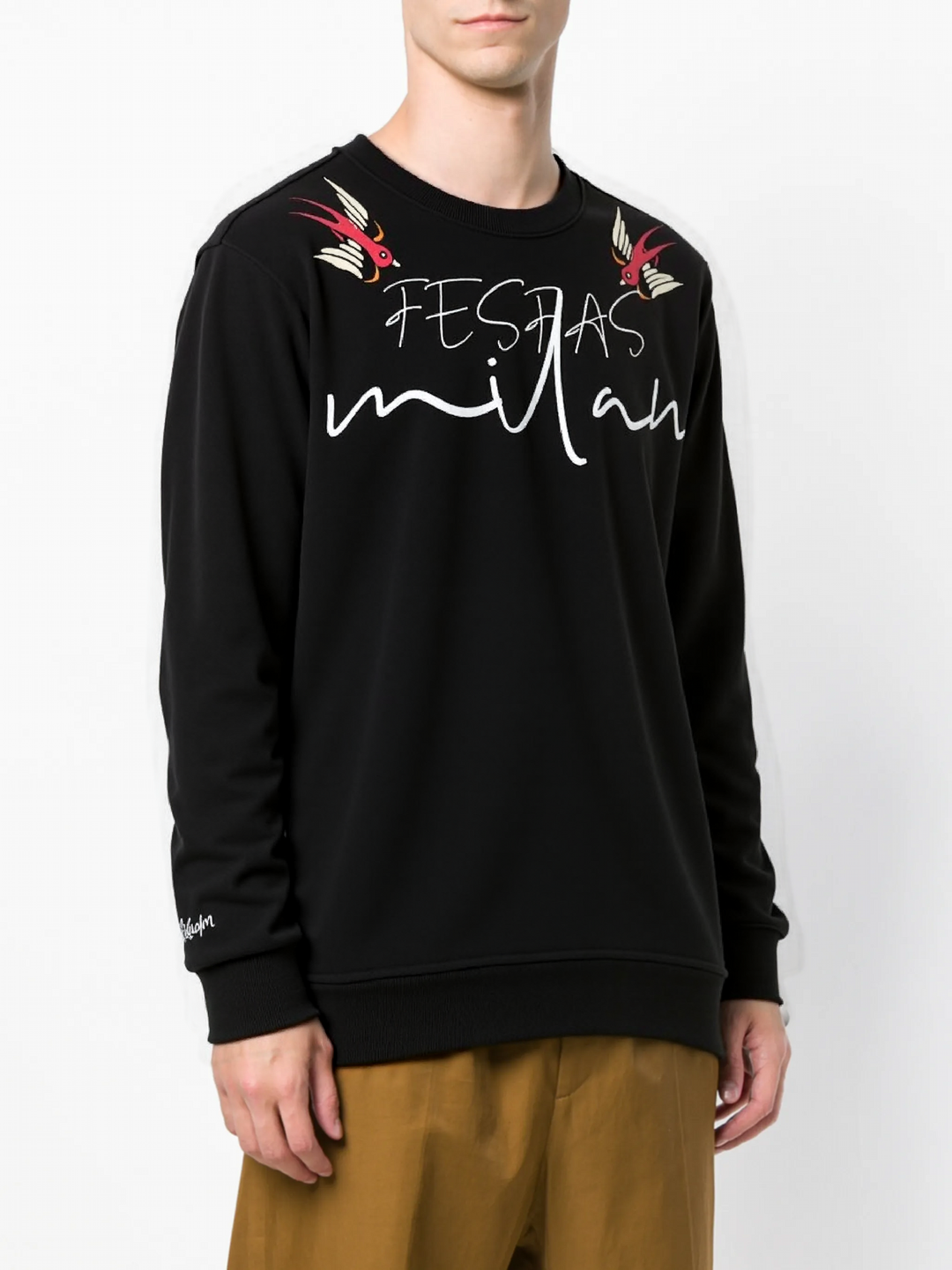 FesFas Graphic-print Sweatshirt Set | Black | Men