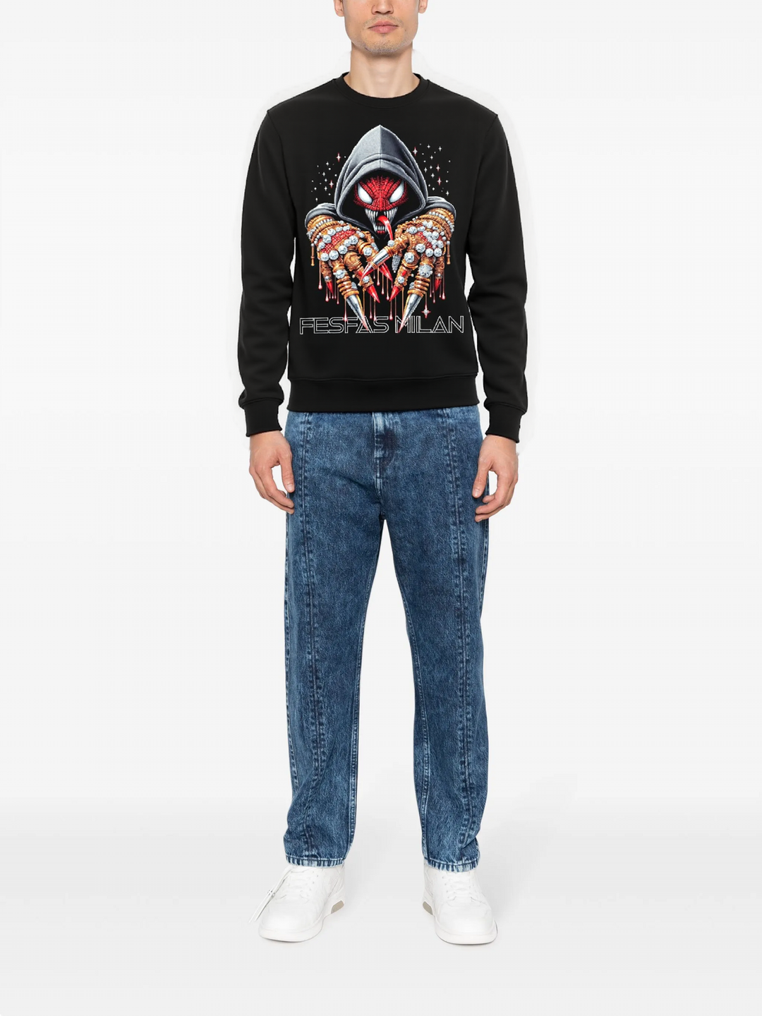 FesFas Venom-print Sweatshirt | Black | Men