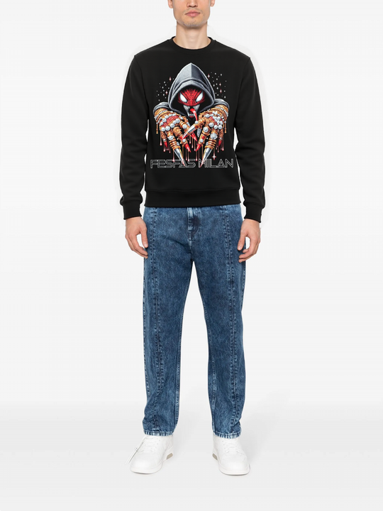 FesFas Venom-print Sweatshirt | Black | Men