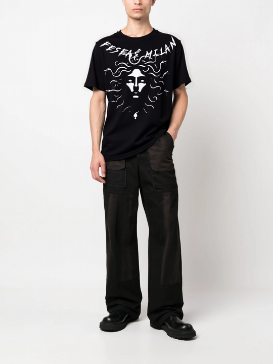 FesFas medusa-print T-shirt | Black | Men