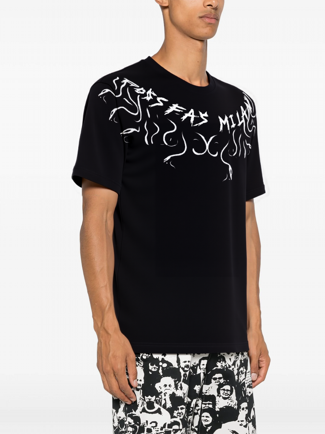 FesFas graphic-print T-shirt | Black | Men