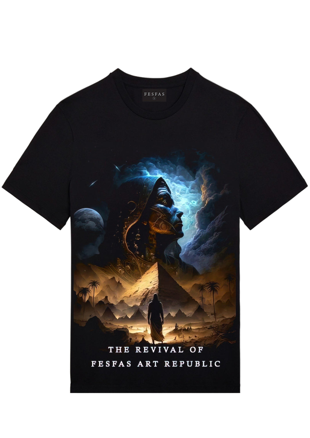 FesFas pyramid-print T-shirt | Black | Men