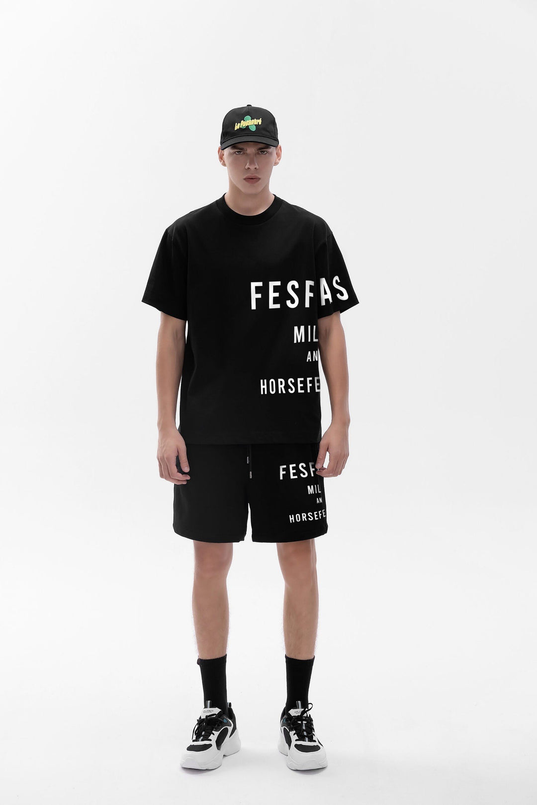 FesFas Drawstring Shorts | Men | Black