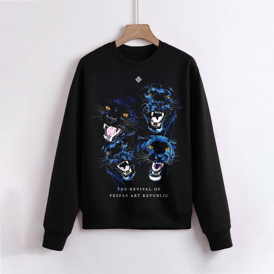 FesFas Panthers-print Sweatshirt | Black | Men