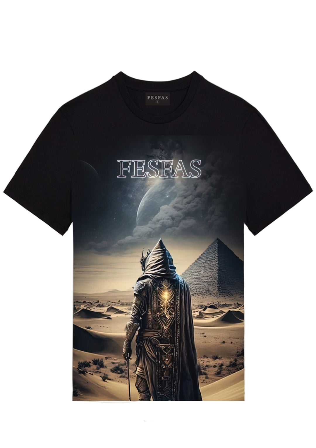 FesFas pyramid-print T-shirt | Black | Men