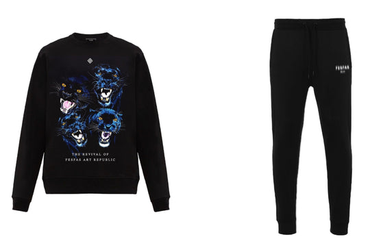 FesFas Panthers-print Sweatshirt | Black | Men