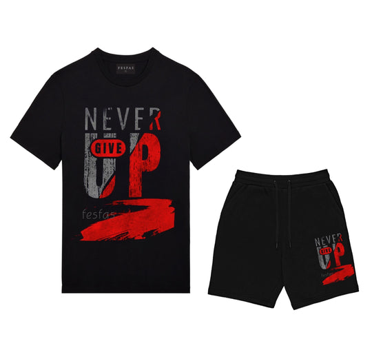 FesFas graphic-print T-shirt | Black | Men