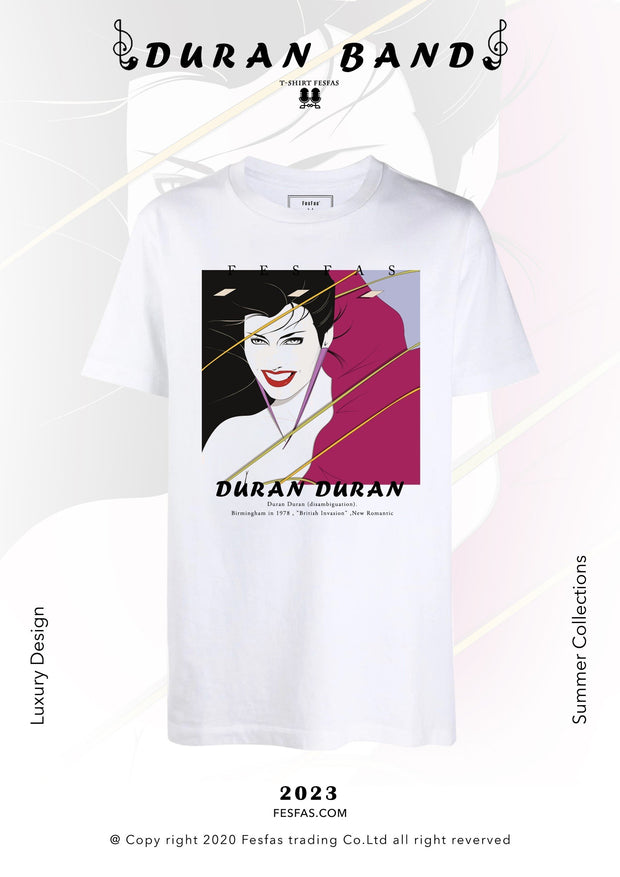 T-shirt FesFas - Duran Band (White ver)