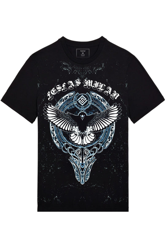 FesFas Eagle-print T-shirt | Black | Men