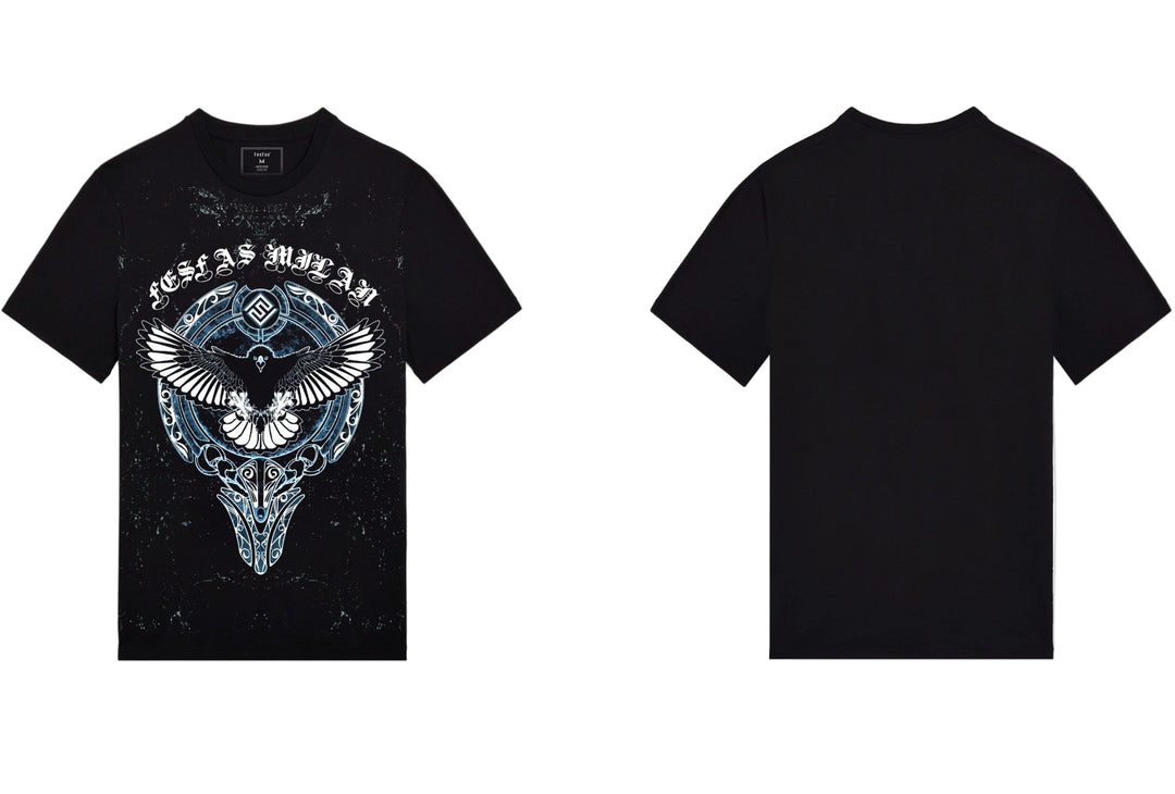 FesFas Eagle-print T-shirt | Black | Men
