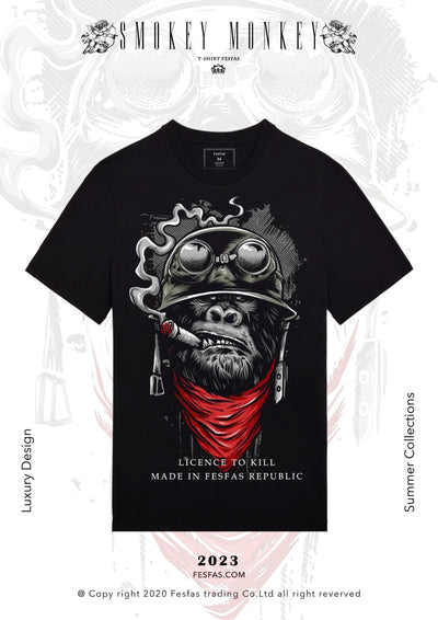 T-shirt FesFas - Smokey Monkey