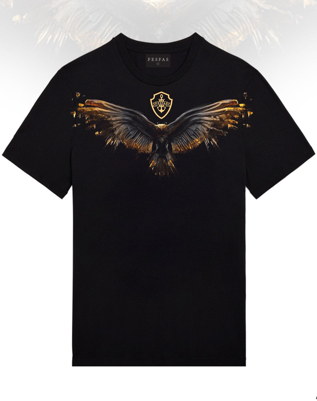 FesFas Eagle-print T-shirt | Black | Men