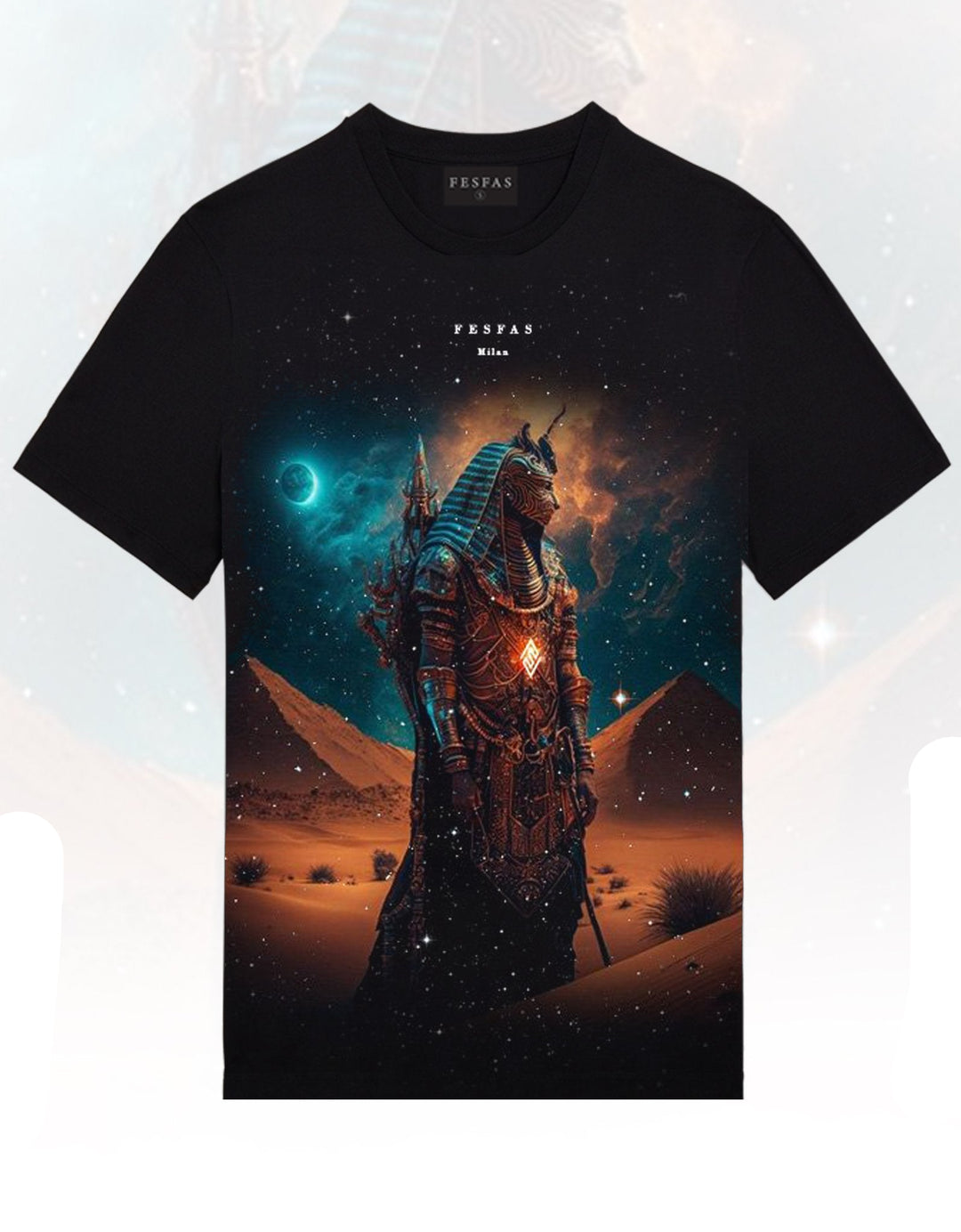 FesFas Warrior-print T-shirt | Black | Men