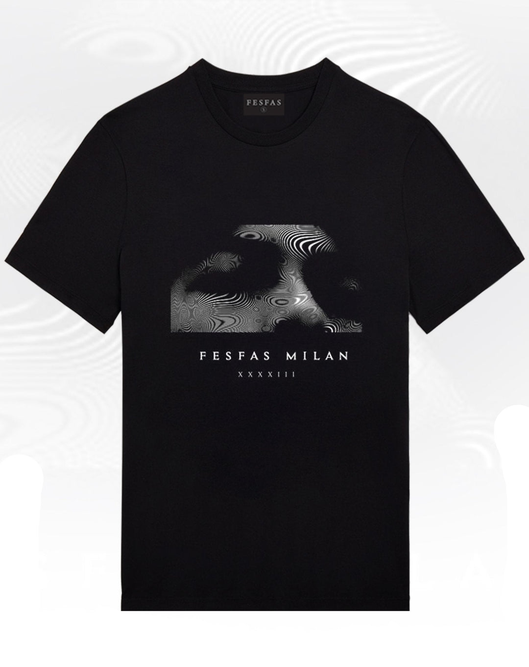 FesFas Thoughtful-print T-shirt | Black | Men