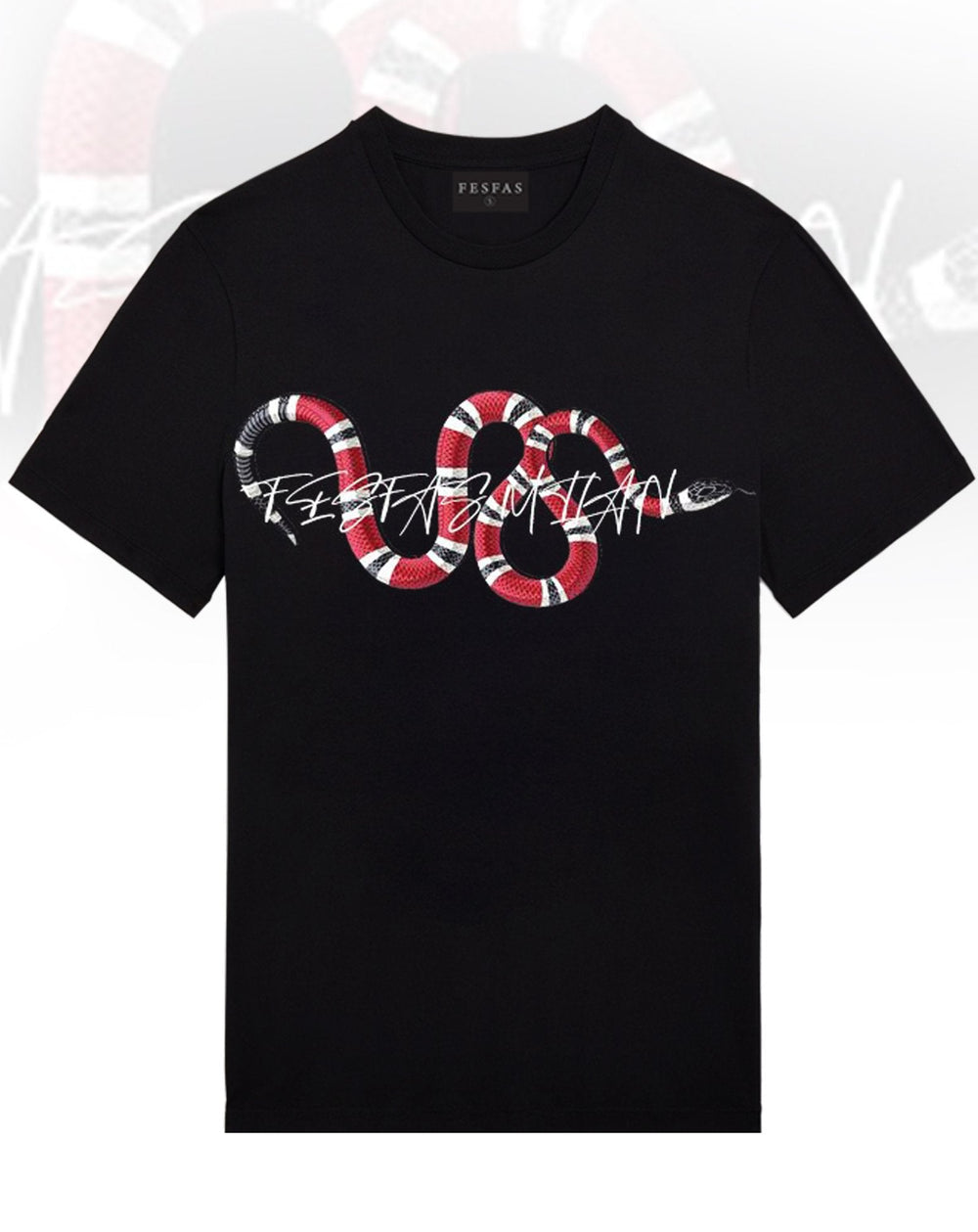 FesFas Snake-print T-shirt
